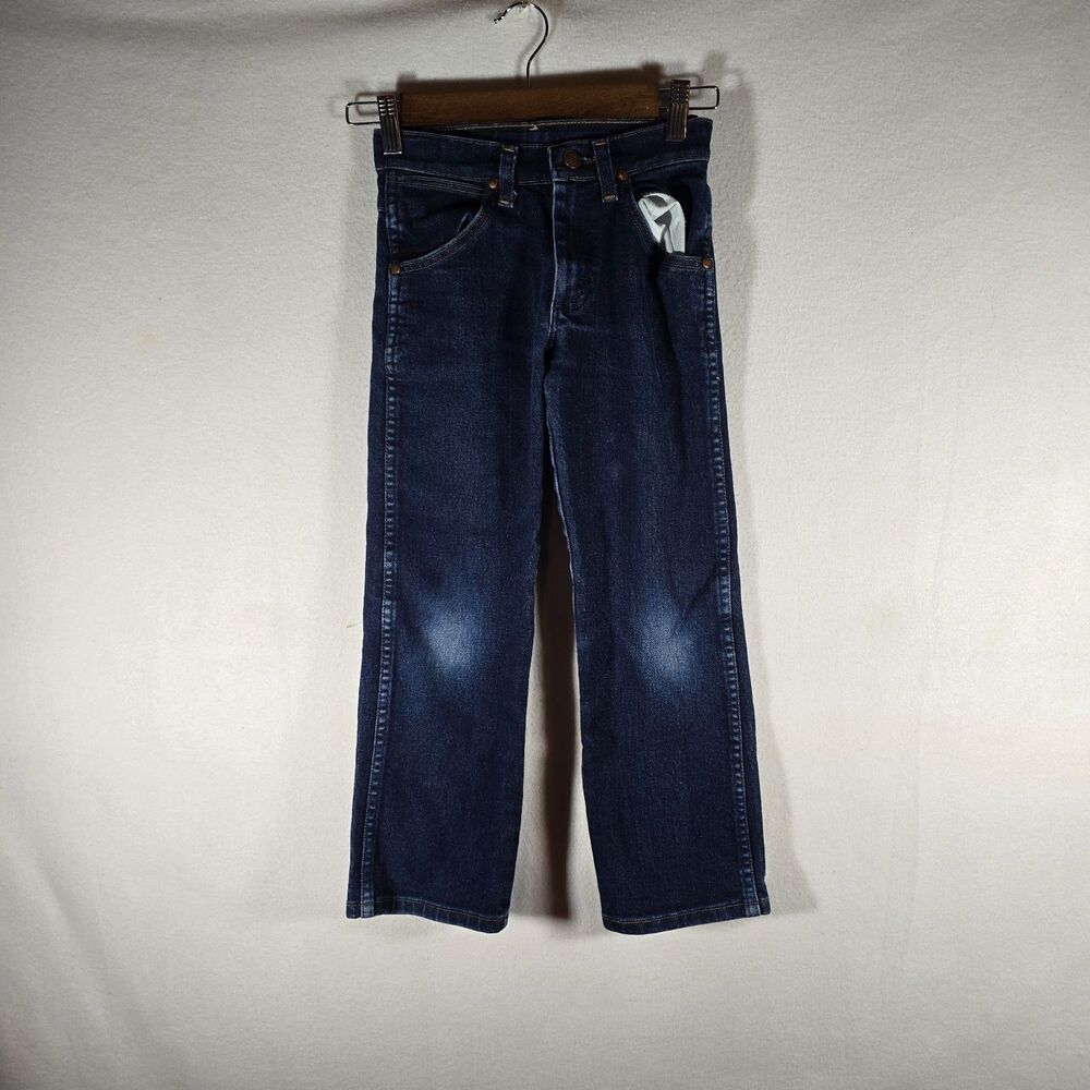 Wrangler Boy's Straight Jeans Size 8 Slim Adjustable Waist